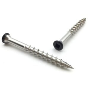 Stainless Deck Screws csk square drive deck screw colored head for outdoor decking