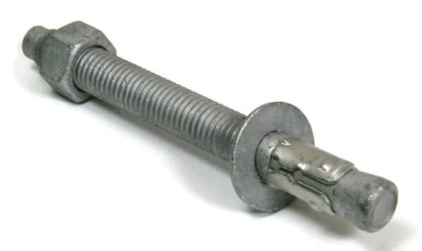 Galv Through Bolt with 316 Sleeve 1 Galvanized Through Bolt with 316 Sleeve